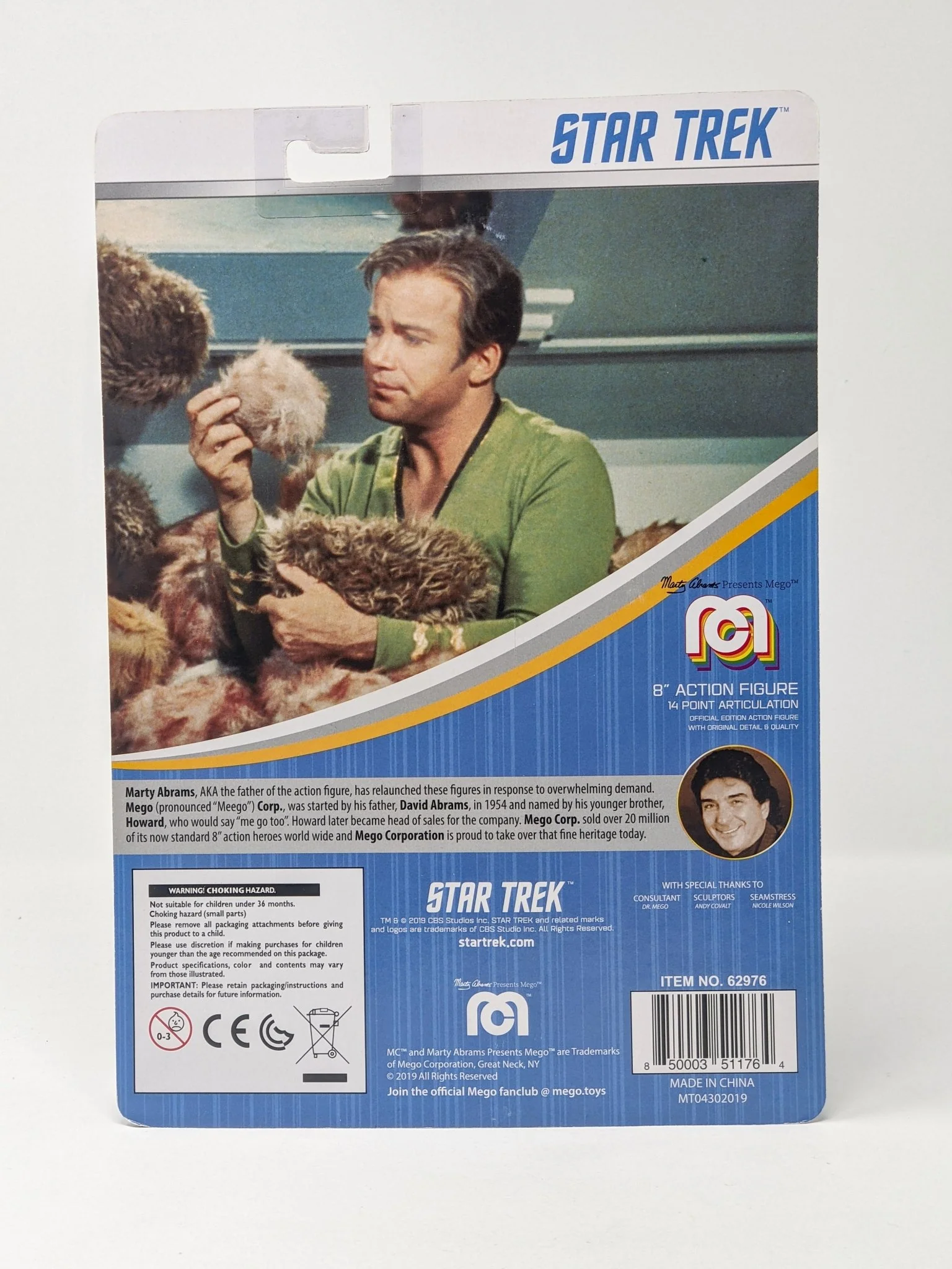 William Shatner Star Trek Captain Kirk Mego 8" Action Figure Signed JSA Certified Autograph - Image 11