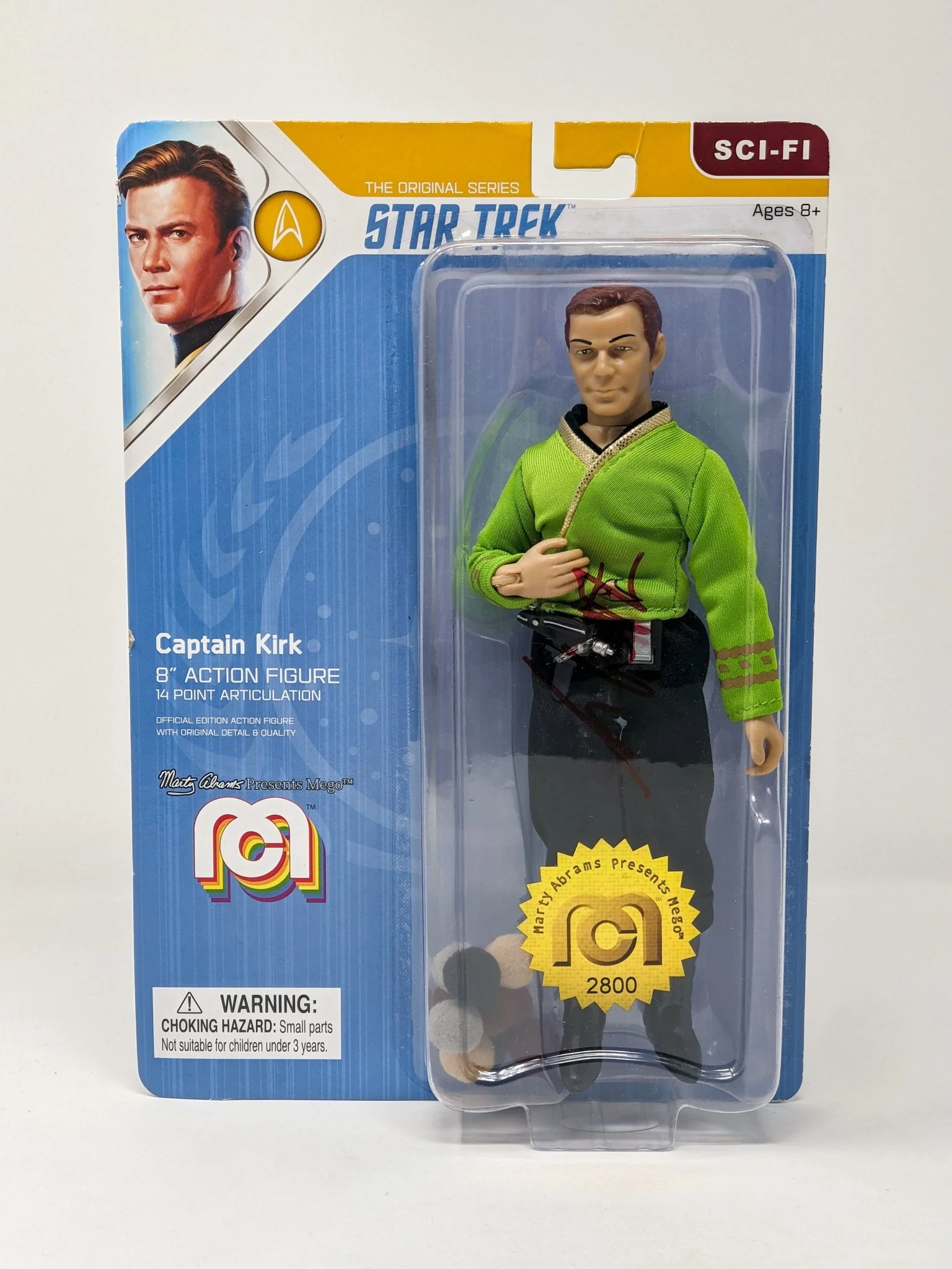 William Shatner Star Trek Captain Kirk Mego 8" Action Figure Signed JSA Certified Autograph - Image 18