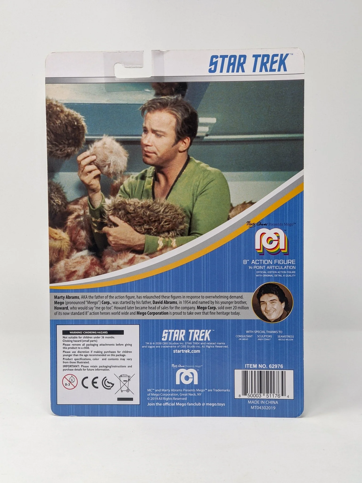 William Shatner Star Trek Captain Kirk Mego 8" Action Figure Signed JSA Certified Autograph - Image 20