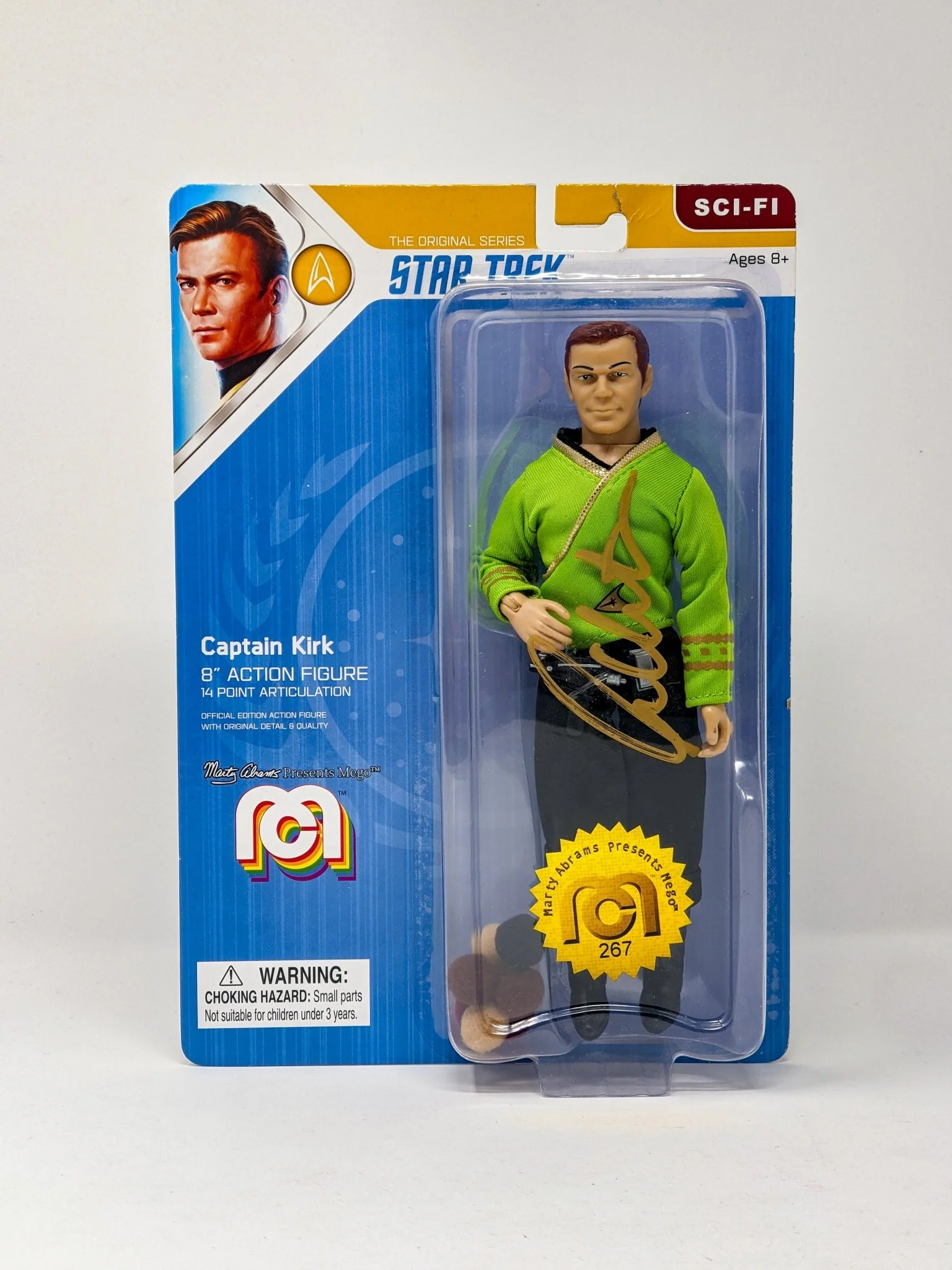 William Shatner Star Trek Captain Kirk Mego 8" Action Figure Signed JSA Certified Autograph - Image 39