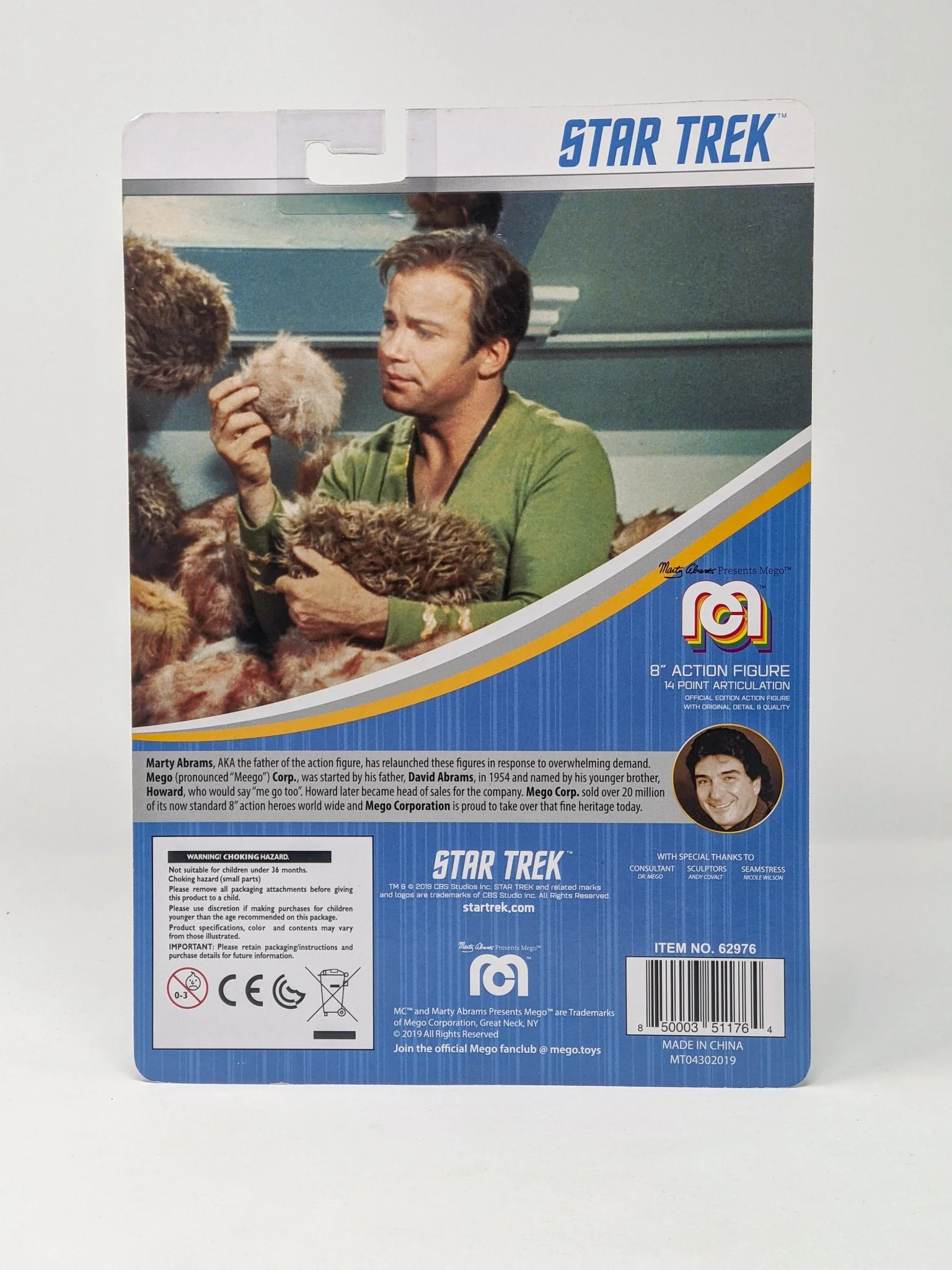 William Shatner Star Trek Captain Kirk Mego 8" Action Figure Signed JSA Certified Autograph - Image 4