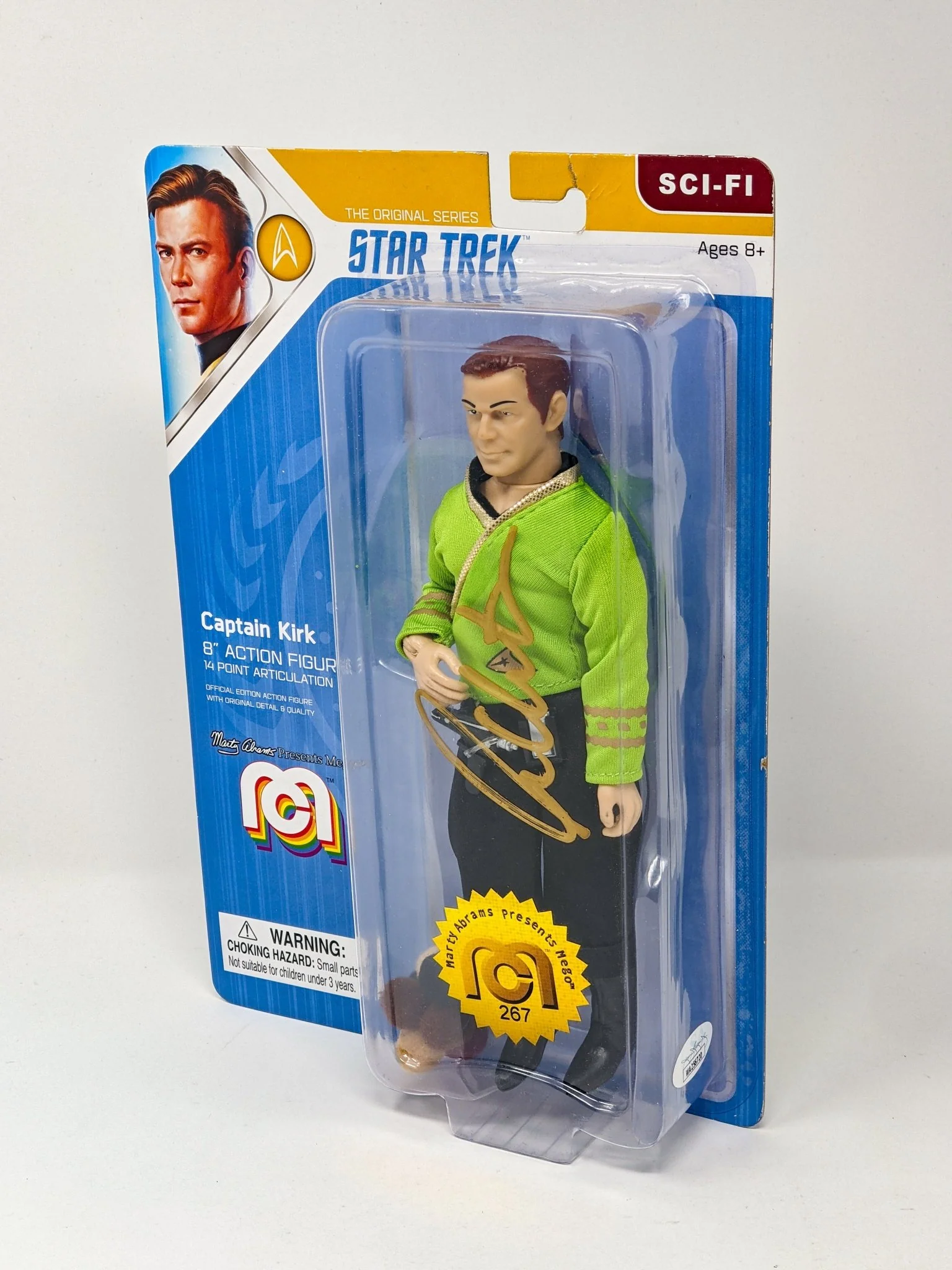 William Shatner Star Trek Captain Kirk Mego 8" Action Figure Signed JSA Certified Autograph - Image 41