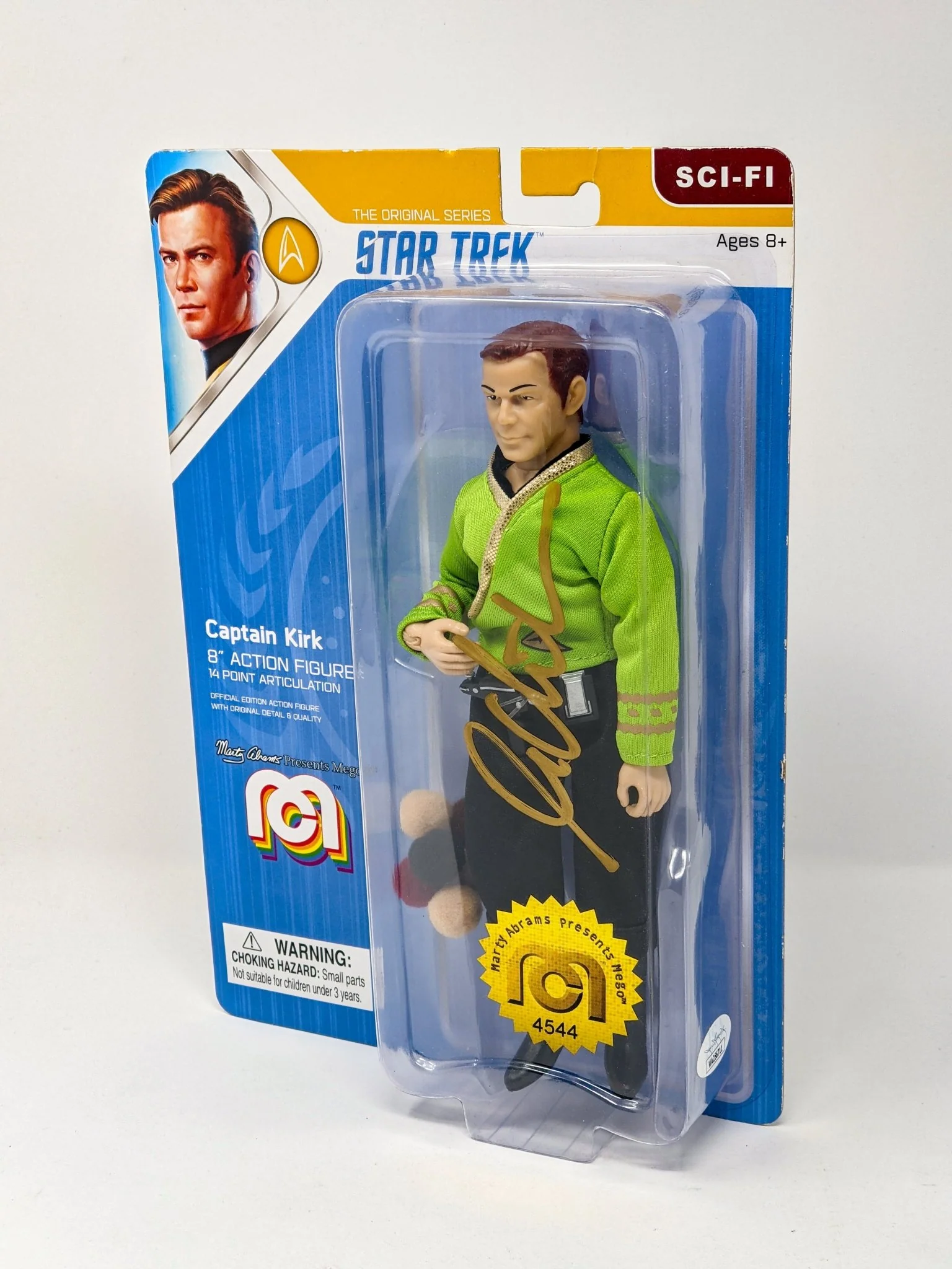 William Shatner Star Trek Captain Kirk Mego 8" Action Figure Signed JSA Certified Autograph - Image 48
