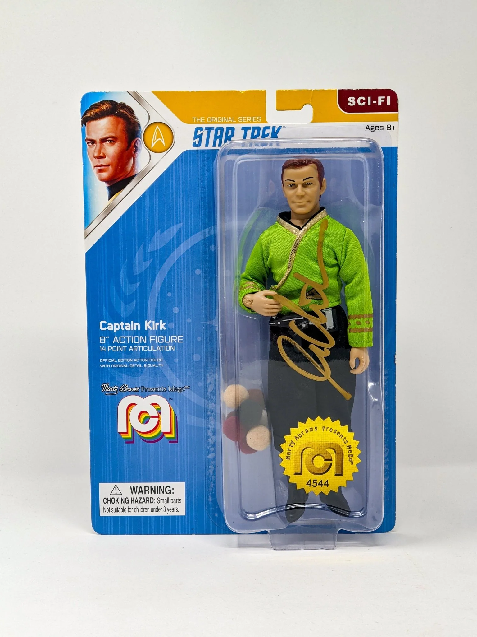 William Shatner Star Trek Captain Kirk Mego 8" Action Figure Signed JSA Certified Autograph - Image 49
