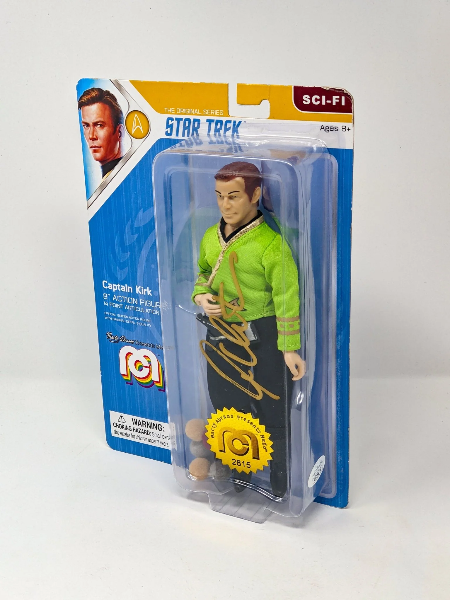 William Shatner Star Trek Captain Kirk Mego 8" Action Figure Signed JSA Certified Autograph - Image 55