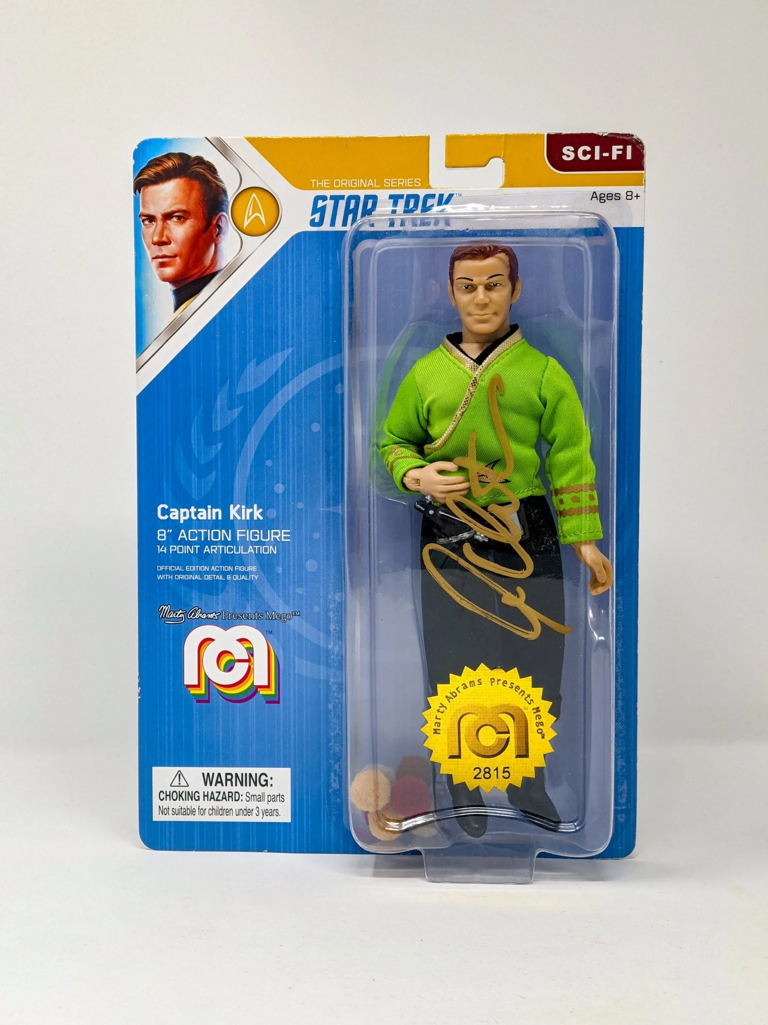 William Shatner Star Trek Captain Kirk Mego 8" Action Figure Signed JSA Certified Autograph - Image 56