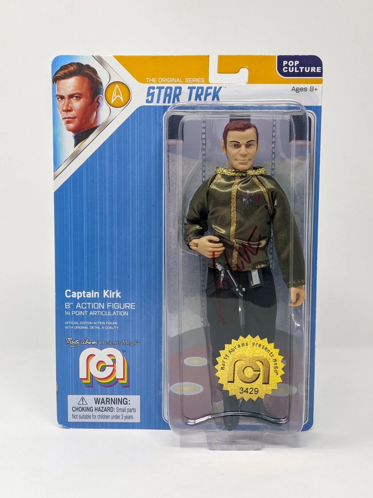 William Shatner Star Trek Captain Kirk Mego 8" Action Figure Signed JSA Certified Autograph - Image 35