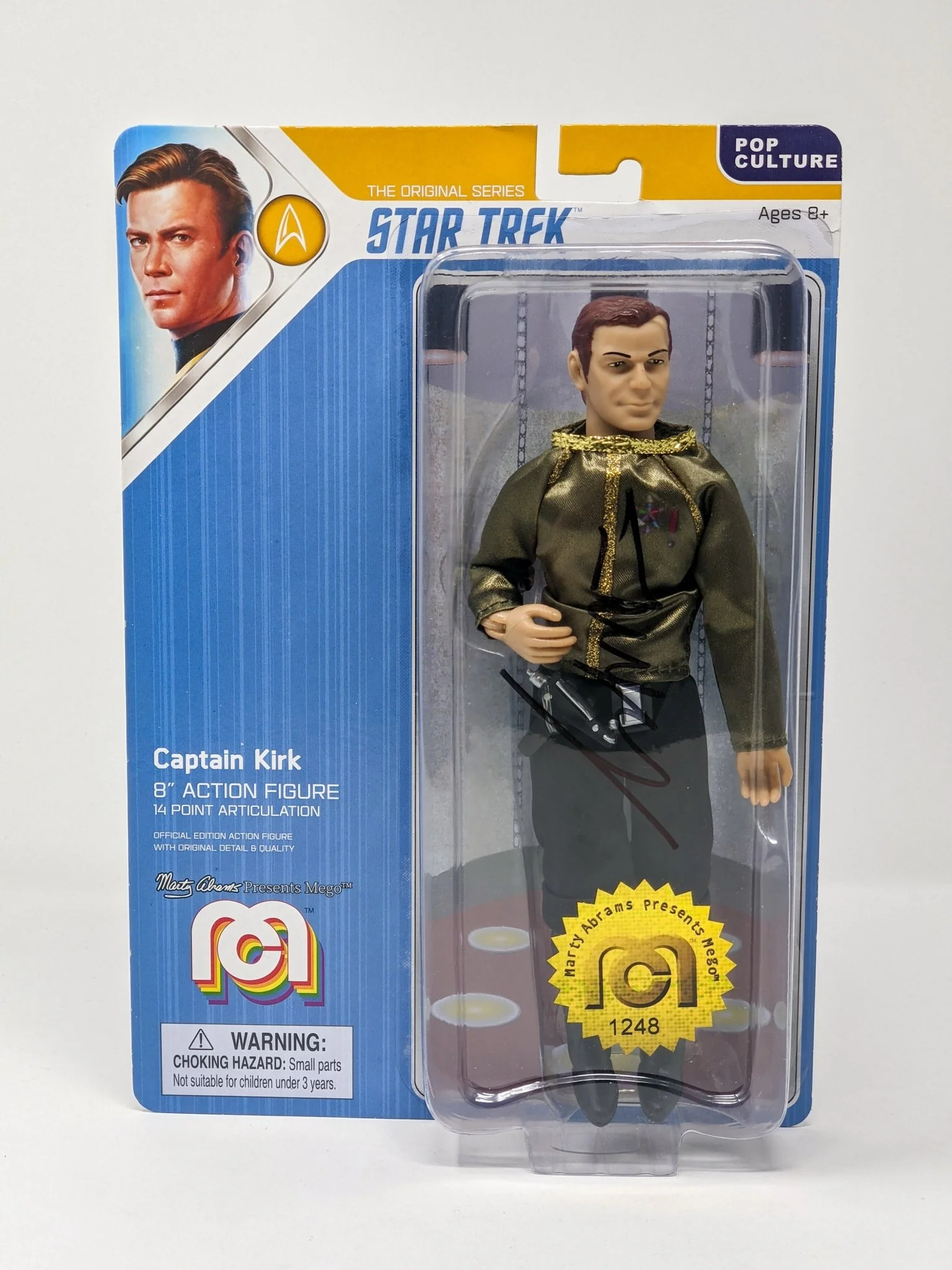 William Shatner Star Trek Captain Kirk Mego 8" Action Figure Signed JSA Certified Autograph - Image 43