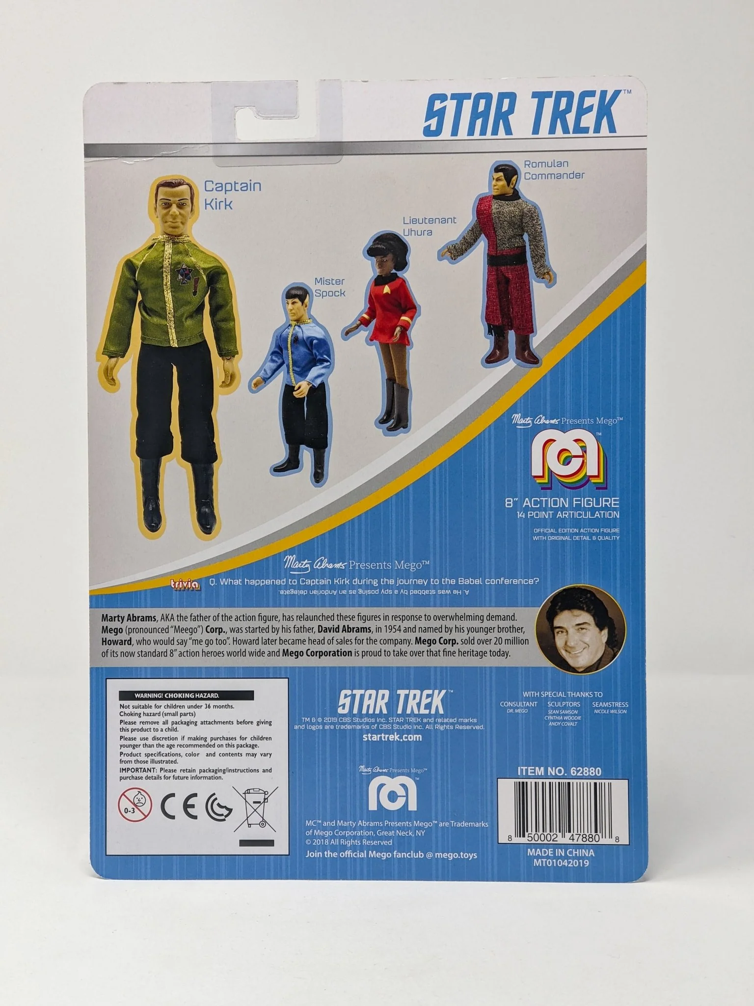 William Shatner Star Trek Captain Kirk Mego 8" Action Figure Signed JSA Certified Autograph - Image 45