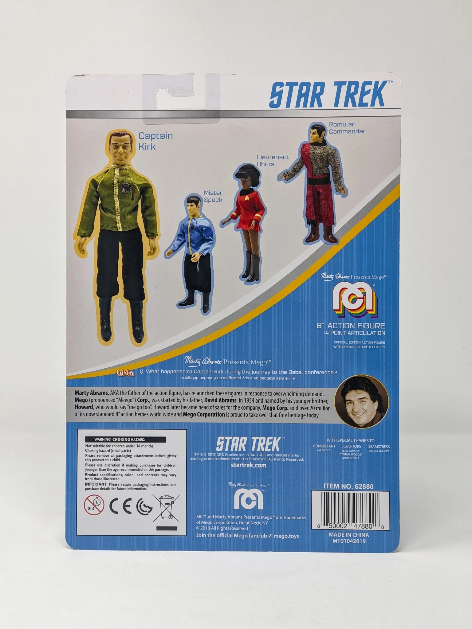 William Shatner Star Trek Captain Kirk Mego 8" Action Figure Signed JSA Certified Autograph - Image 5