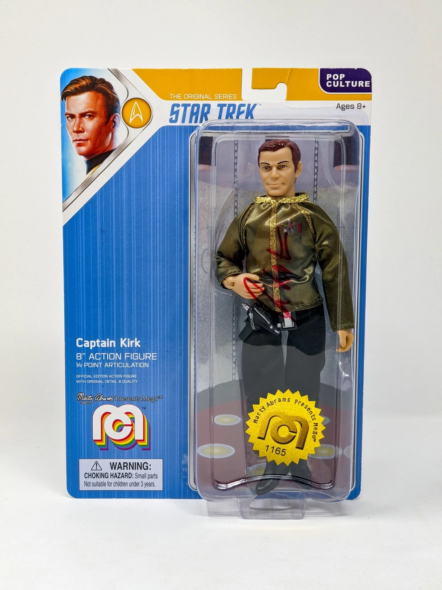 William Shatner Star Trek Captain Kirk Mego 8" Action Figure Signed JSA Certified Autograph - Image 50