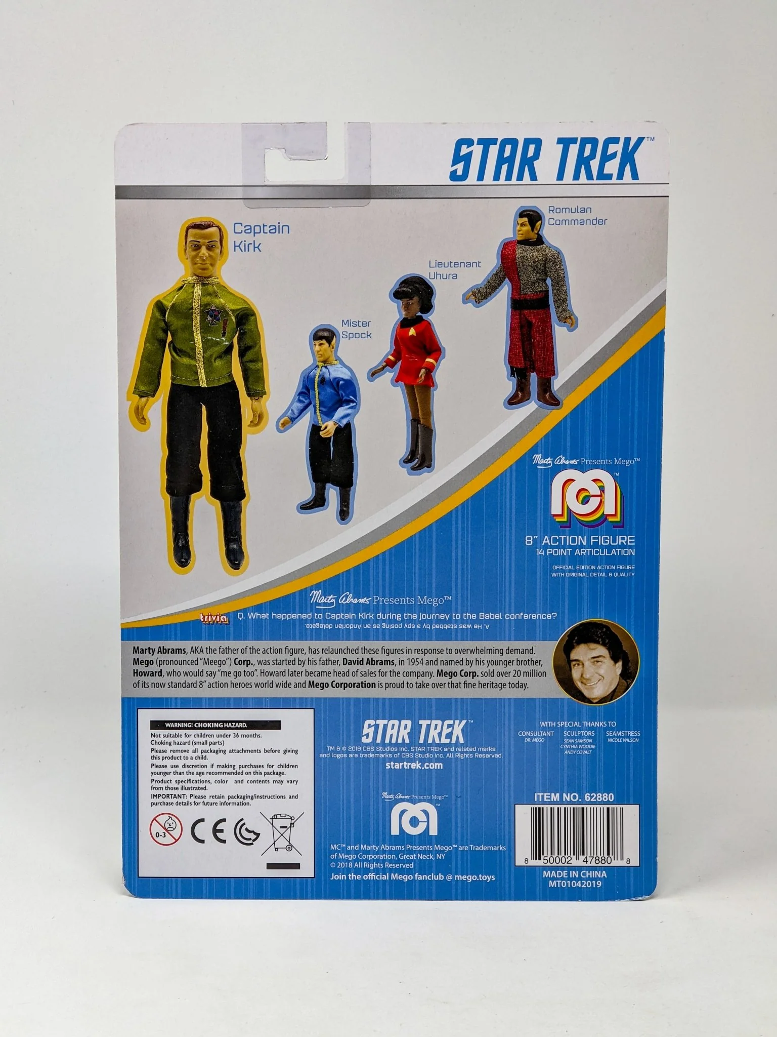 William Shatner Star Trek Captain Kirk Mego 8" Action Figure Signed JSA Certified Autograph - Image 60