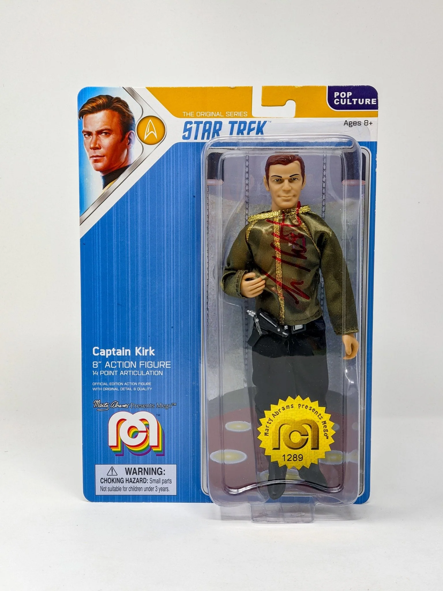 William Shatner Star Trek Captain Kirk Mego 8" Action Figure Signed JSA Certified Autograph - Image 67