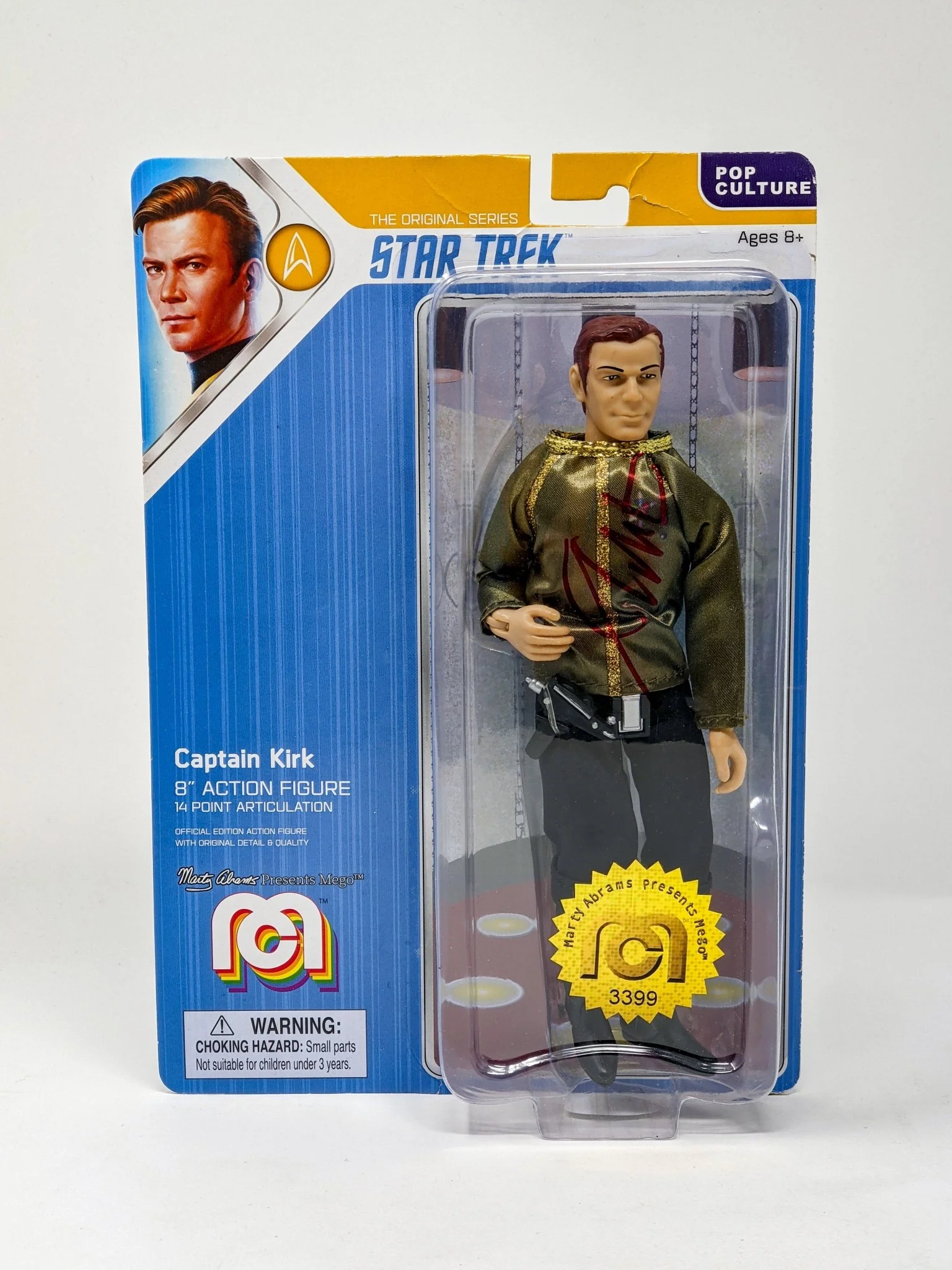 William Shatner Star Trek Captain Kirk Mego 8" Action Figure Signed JSA Certified Autograph - Image 75