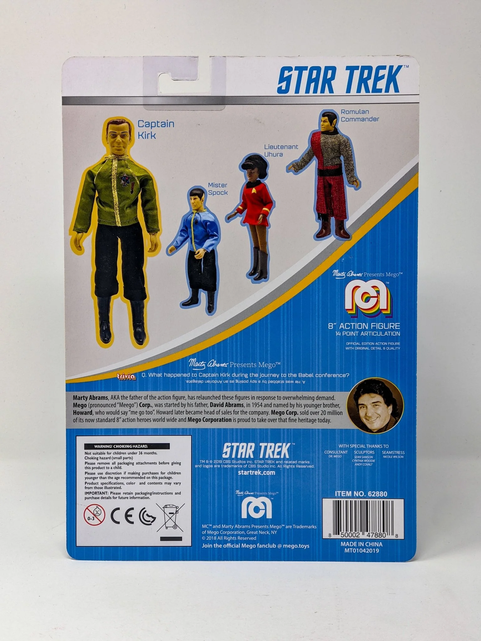 William Shatner Star Trek Captain Kirk Mego 8" Action Figure Signed JSA Certified Autograph - Image 87