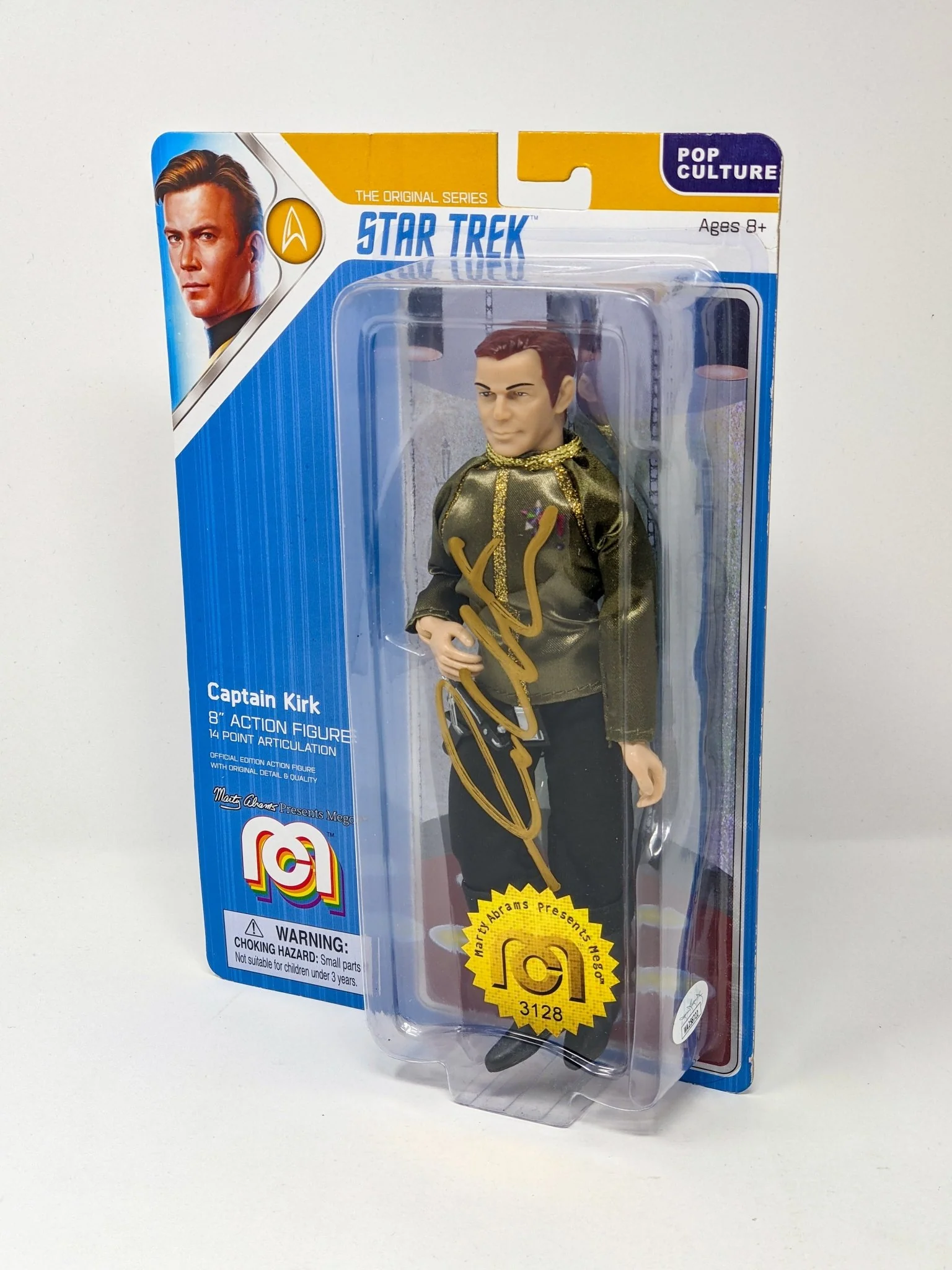 William Shatner Star Trek Captain Kirk Mego 8" Action Figure Signed JSA Certified Autograph - Image 92