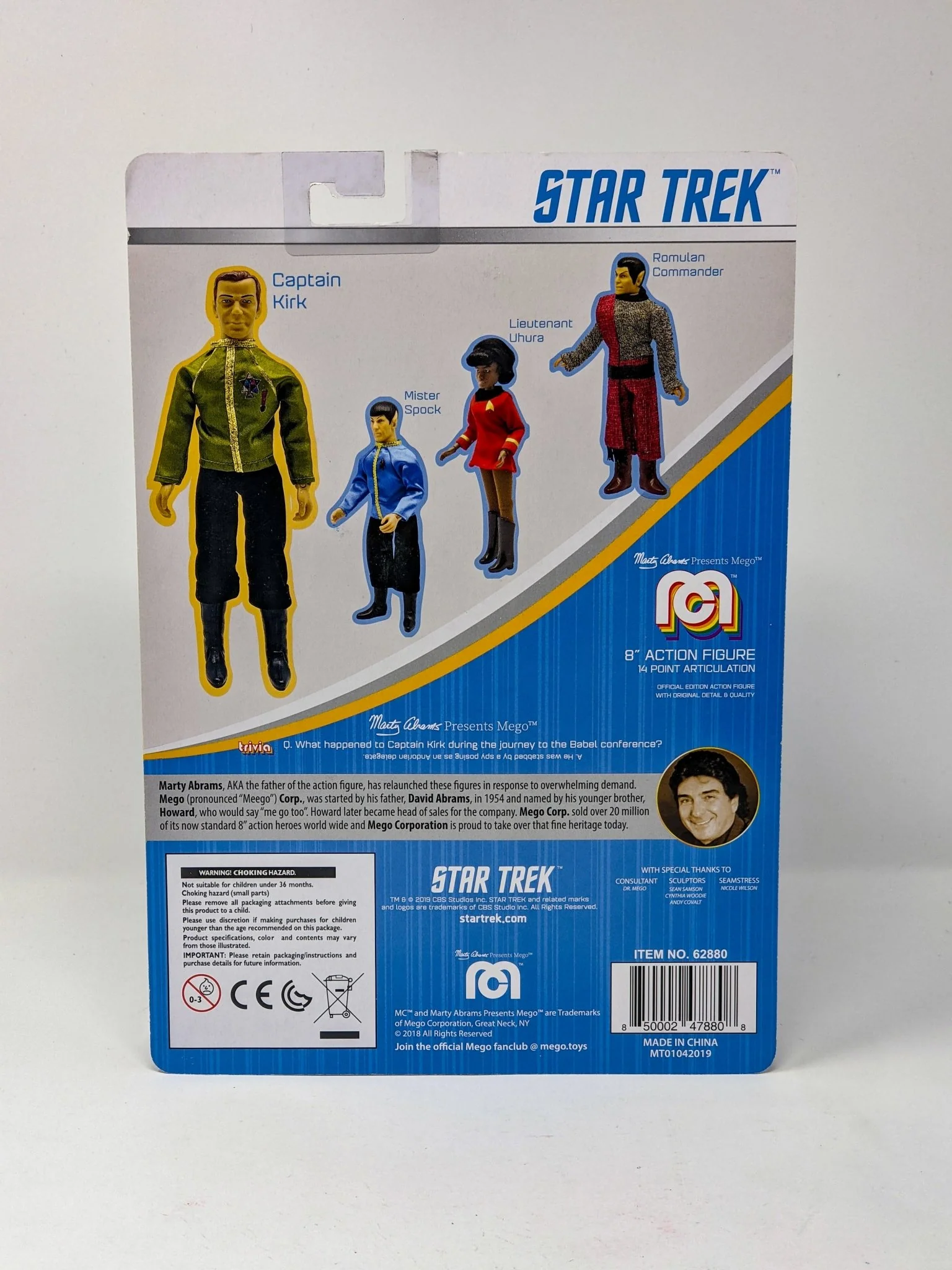William Shatner Star Trek Captain Kirk Mego 8" Action Figure Signed JSA Certified Autograph - Image 93