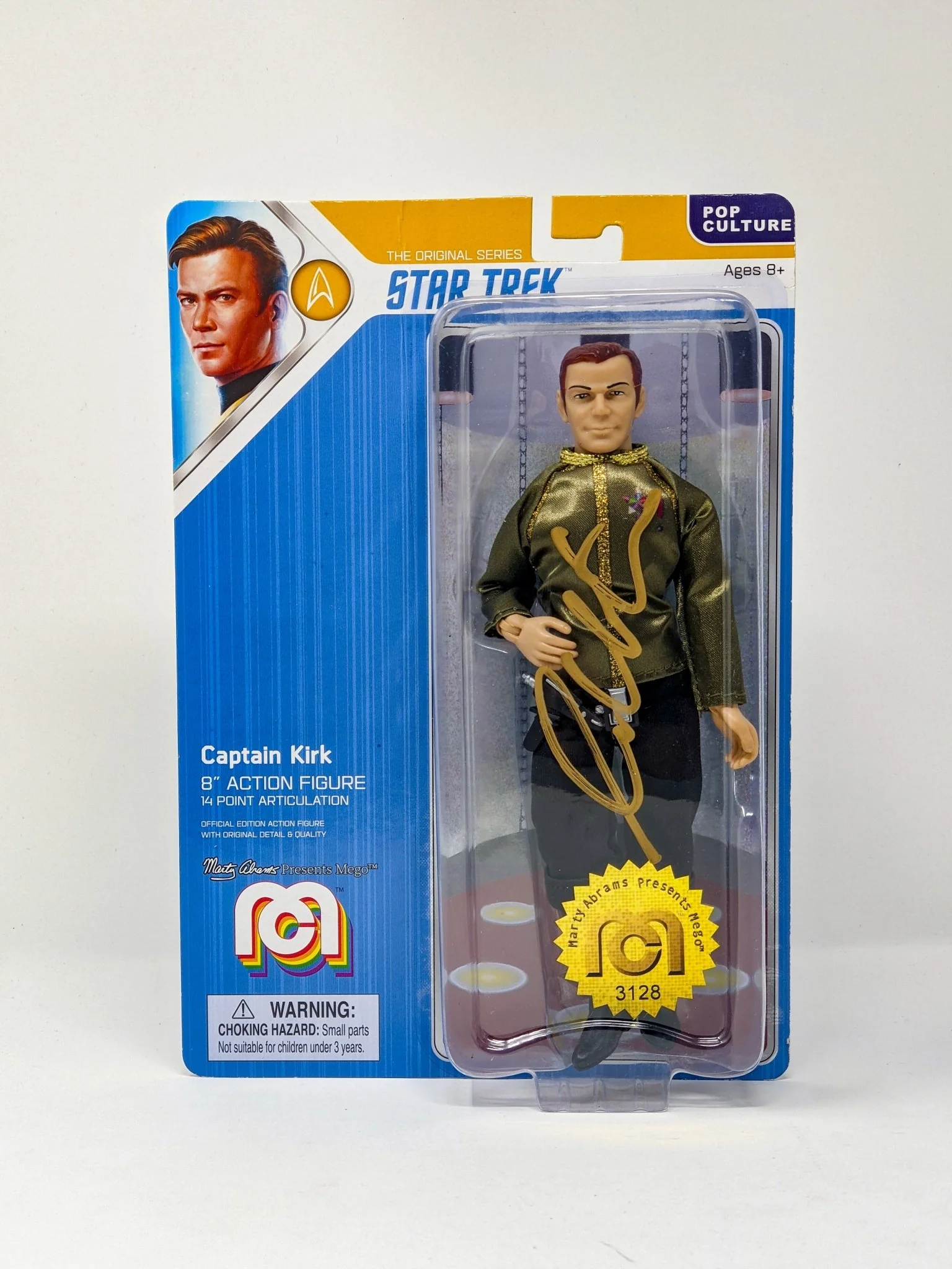 William Shatner Star Trek Captain Kirk Mego 8" Action Figure Signed JSA Certified Autograph - Image 94