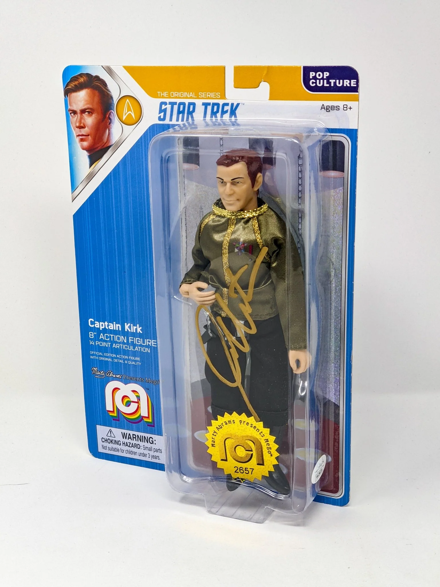 William Shatner Star Trek Captain Kirk Mego 8" Action Figure Signed JSA Certified Autograph - Image 99