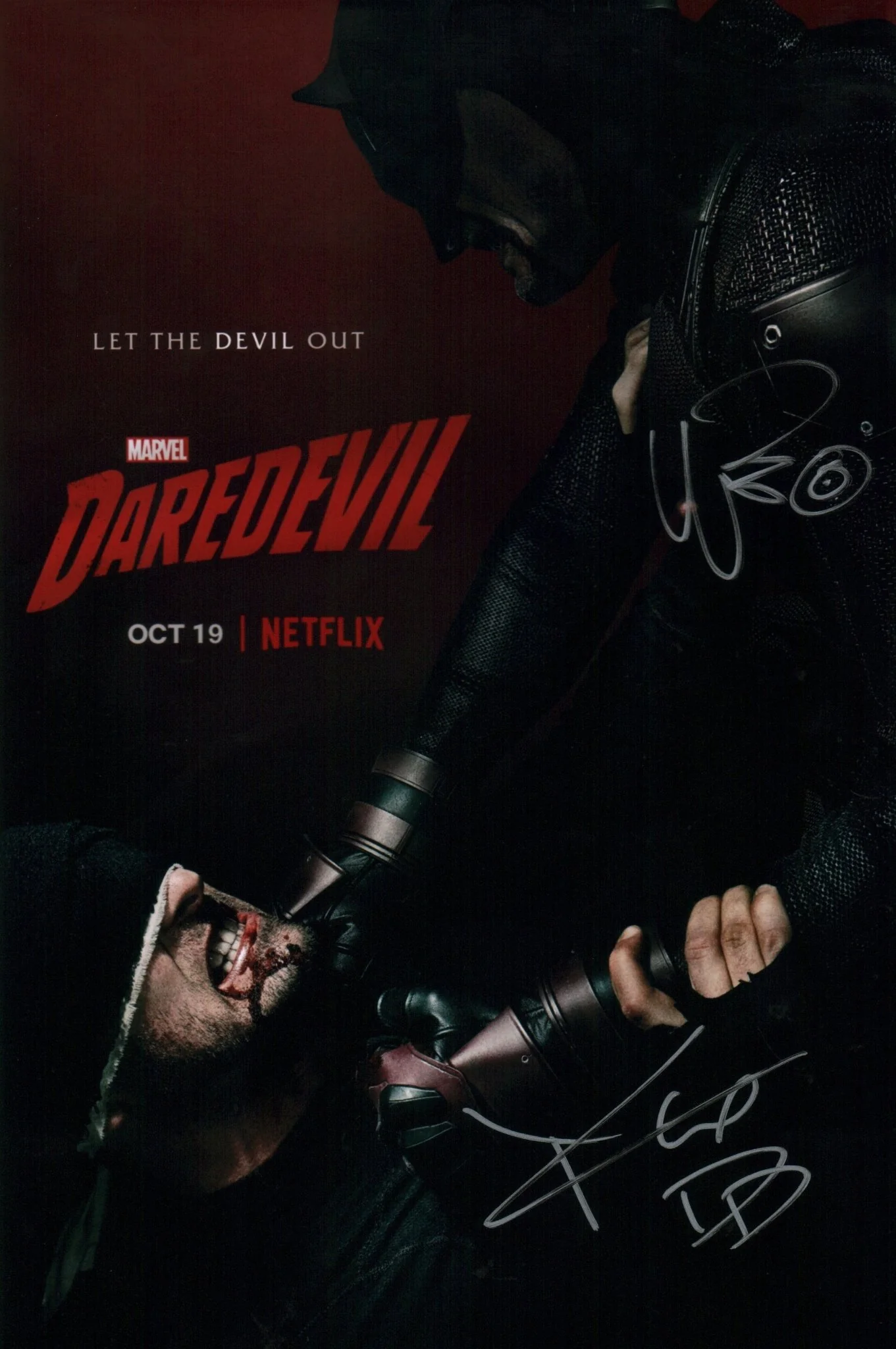 Daredevil 8x12 Photo Cast Signed Cox Bethel Photo JSA Certified Autograph - Image 2
